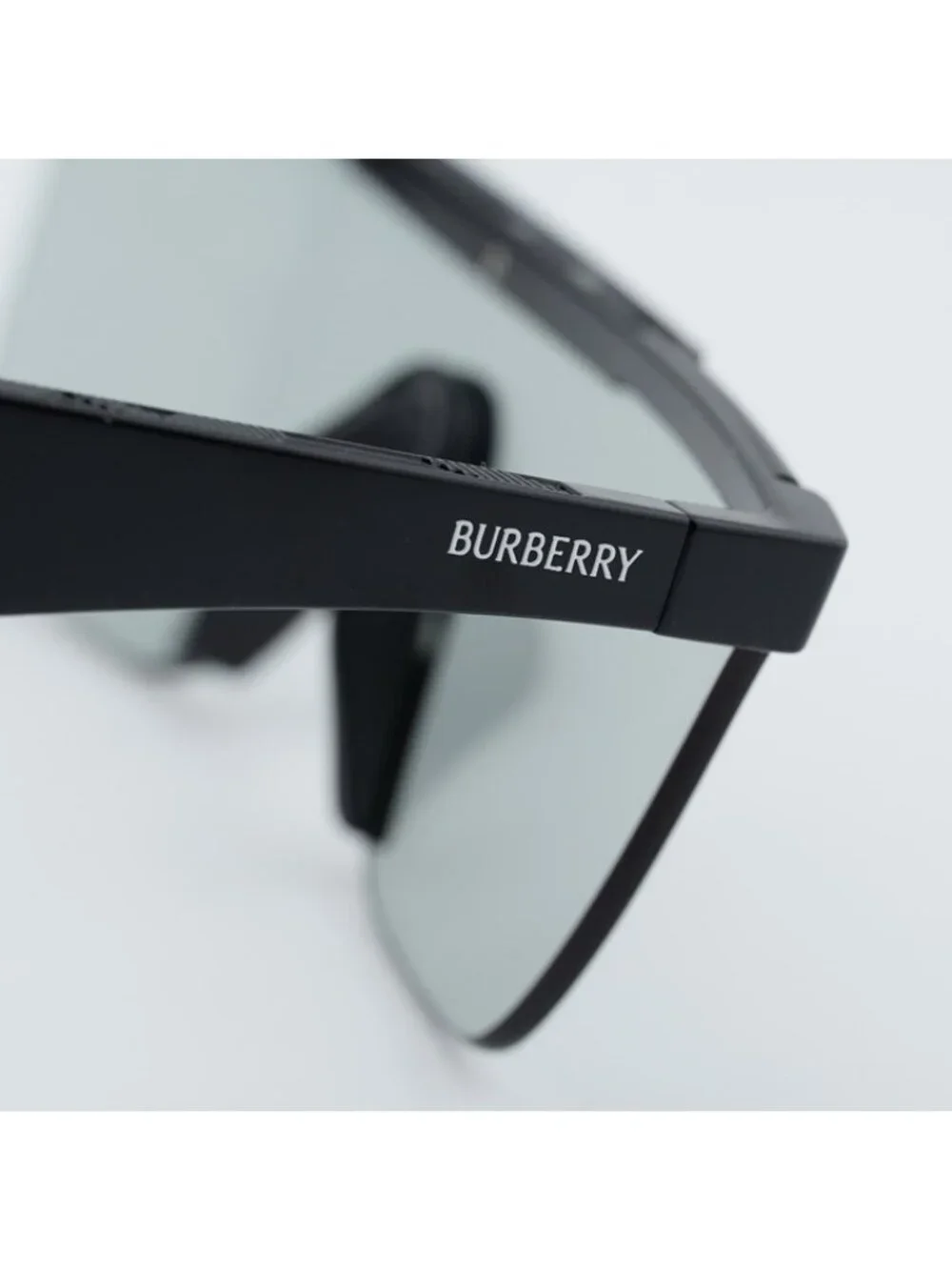 Burberry BE4480D 300169 Sunglasses Black Square Frame, Light Gray Lenses - Picture 7 of 12